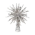 thumbnail image 1 of Christmas Tree Topper, 11.8 in x 9.4 in x 9.4 in, Iron, for Shelf, Mantel and Table Display, Silver, 1 of 7