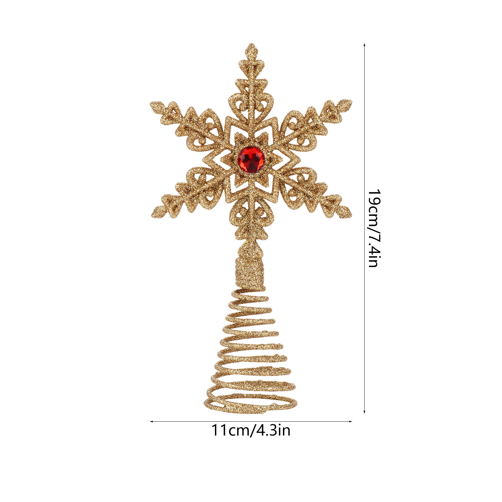 Christmas Tree Topper 1pc Christmas Tree Snowflake Topper Christmas