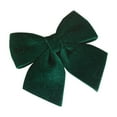 thumbnail image 1 of Christmas Tree Topper Bow, Christmas Holiday Decorations, Velvet Christmas Gift Bows for Indoor Outdoor Parties, 3Pcs Multicolor Christmas Tree Bows with Cable Ties for Easy Hanging, 1 of 8