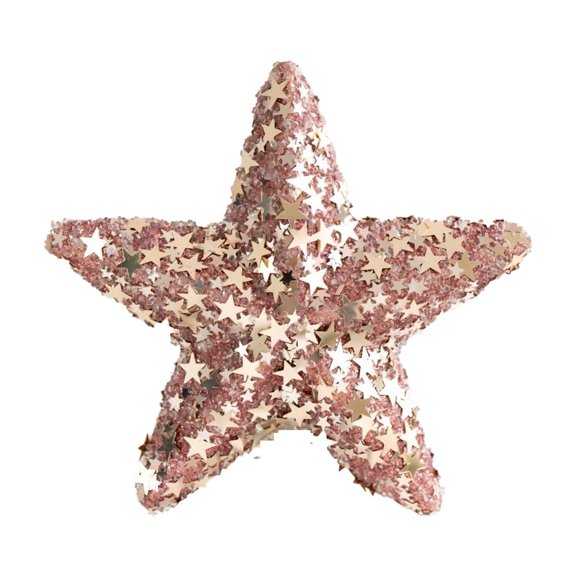 Christmas Tree Topper Christmas Tree Star Small Star for Christmas Tree Metal Glitter Xmas Tree Topper for Pencil Christmas Trees Decorations