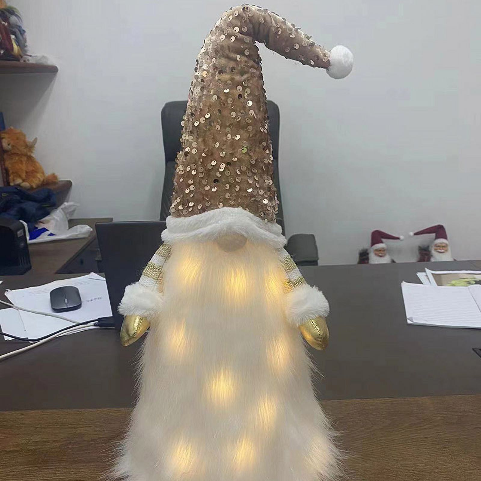 Christmas Tree Topper Large Swedish Tomte Gnome Santa Ornament 23 Inch