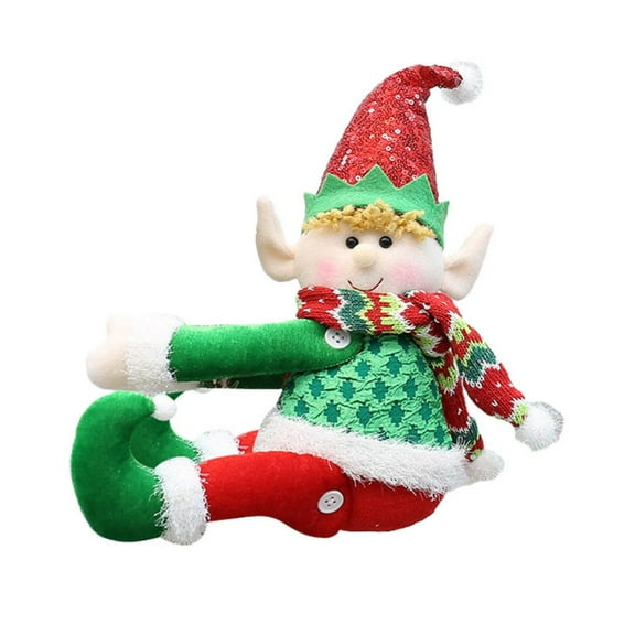 Christmas Tree Topper Snowman Santa Claus Top Hugger for Winter Wonderland Party Thanksgiving New Year Xmas Tree Decorations Ornament