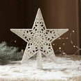 thumbnail image 1 of Christmas Tree Topper Star Christmas Decorations Outdoor Christmas Hollowed-out Glitter Tree Top Star Christmas Tree Top Five-pointed Star Christmas Decoration Ornaments For Tree Decorations, 1 of 3
