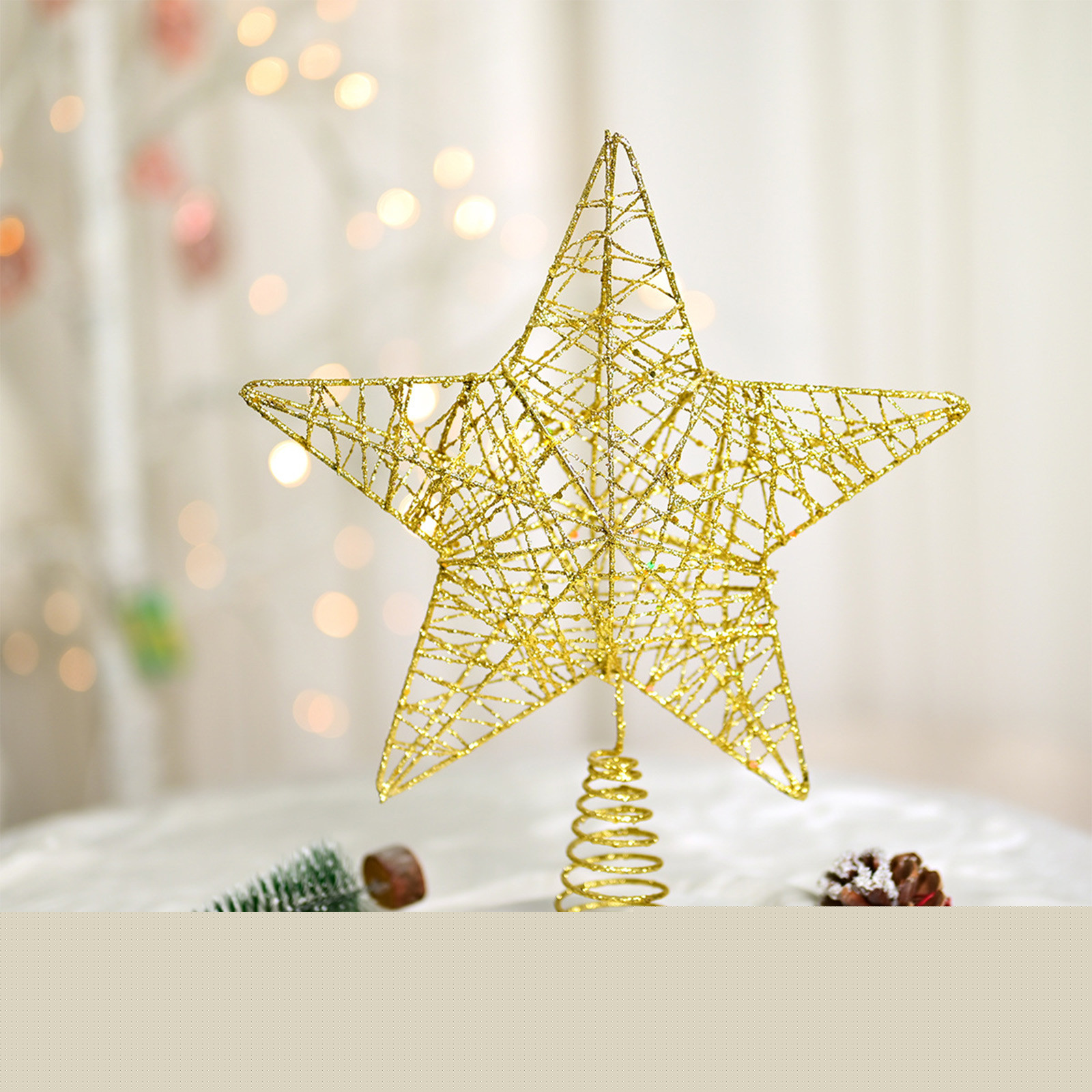 thumbnail image 1 of Christmas Tree Topper Star,Christmas Star Tree Topper,Christmas Tree Topper Decorations ,Xmas Topper Treetop,Christmas Light for Holiday Tree Decor,Christmas Tree Top,Christmas Tree Topper, 1 of 6