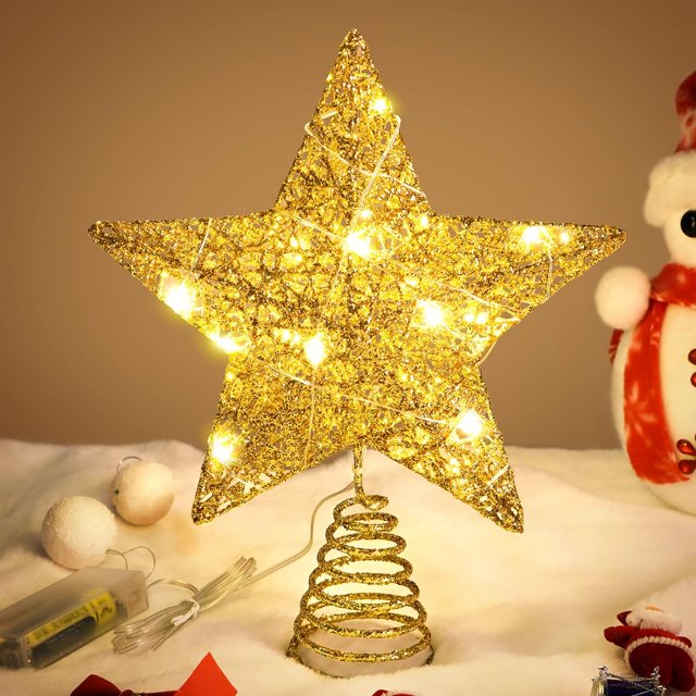 Christmas Tree Topper Star Decoration 5 Point