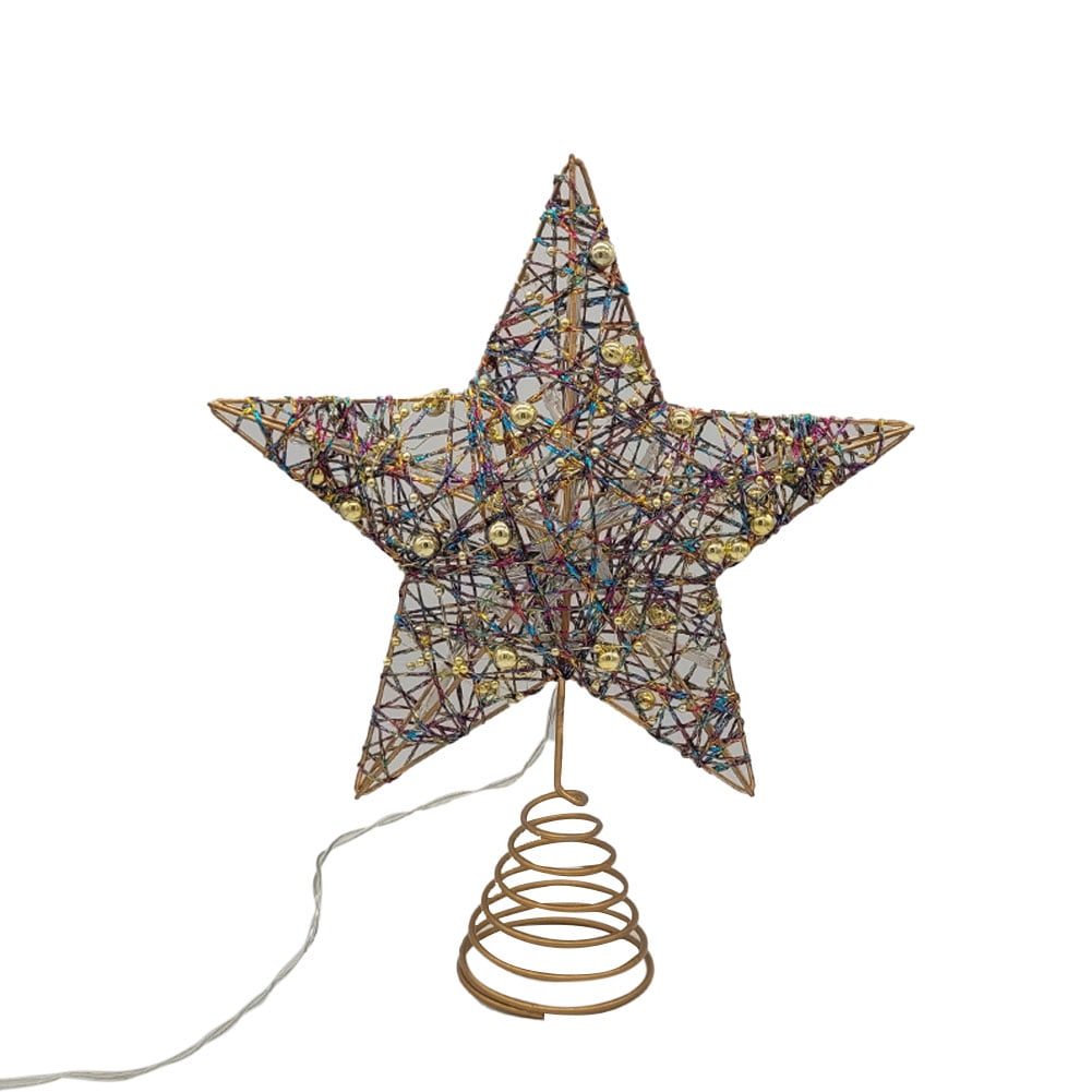 Christmas Tree Topper Star Lighted Tree Star Wire Star for Christmas