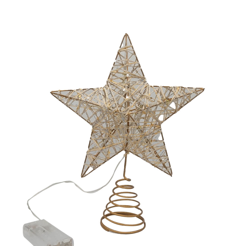 Christmas Tree Topper Star Lighted Tree Star Wire Star for Christmas