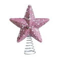 thumbnail image 1 of Christmas Tree Topper Star, Purple Hollow Design Ornament, Lightweight Shatterproof Plastic Foam Star Decoration for Xmas Tree, Home & Party Décor, 1 of 5