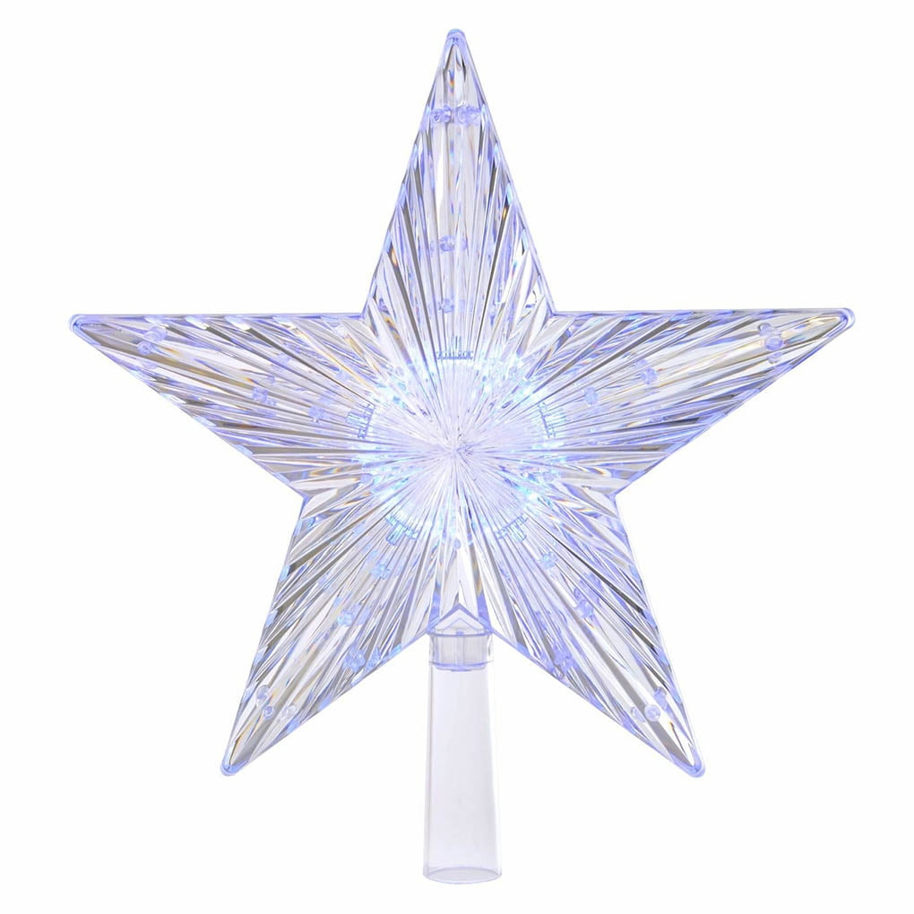 Christmas Tree Topper Star Treetop LED Color Changing Light Light Up Lighted Indoor Outdoor Decoration ROBOT GXG