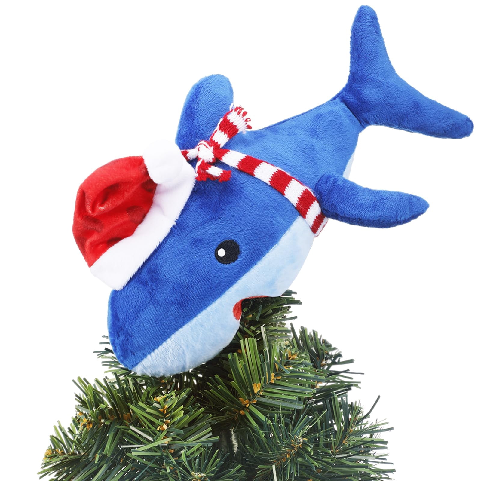 Stuff Animal Tree Topper Christmas Tree Toppers 10 x 8 Inch Large Funny Animal Tree Topper Plush ...