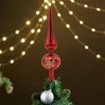thumbnail image 1 of Christmas Tree Toppers Vintage, 9 Inch Gold Tree Topper, Plastic Finals Tree Topper Ornament, Luxury Christmas Decor, Xmas Holiday Tree Finials for Home Decor, 1 of 4