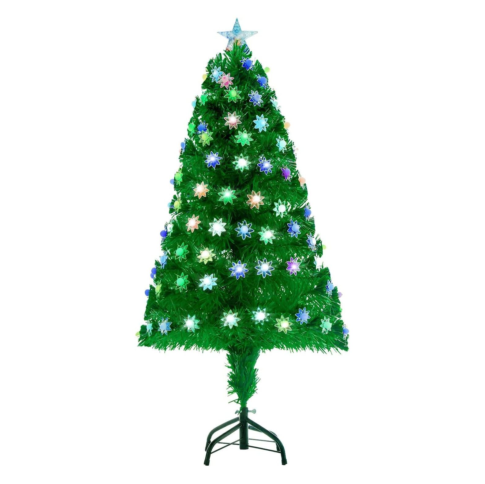 Christmas Tree Tree Fiber Optic Color Changing Multi Colour Free Standing Indoor/Outdoor