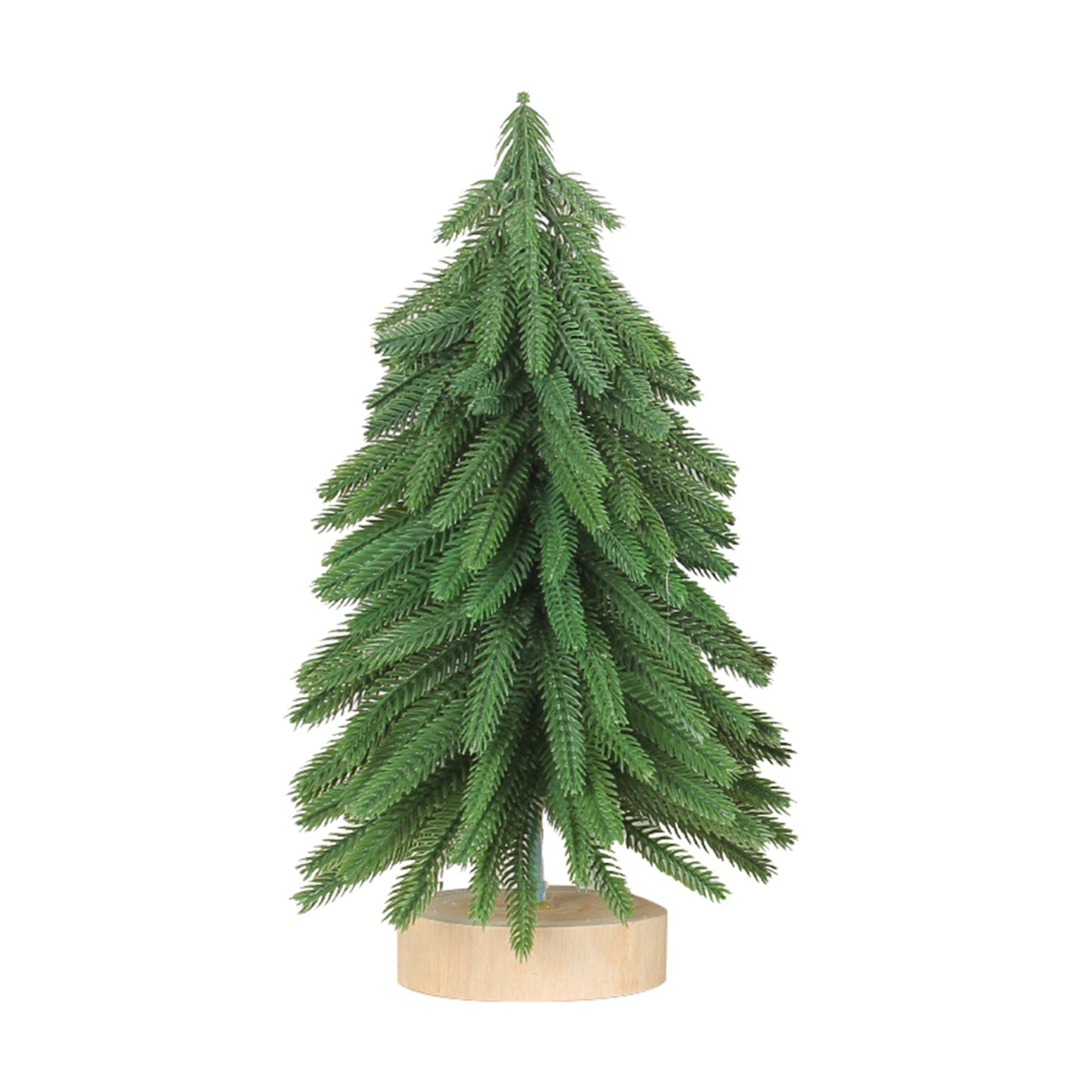 Christmas Tree Vintage Snow Pine Tree Tabletop Decorations Home Holiday