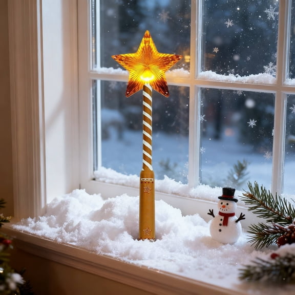 Christmas Tree Wands Holiday Lighting Controller, Wireless Remote Dimmer for Christmas Tree Decorations, Safe Use, by UKHBMC