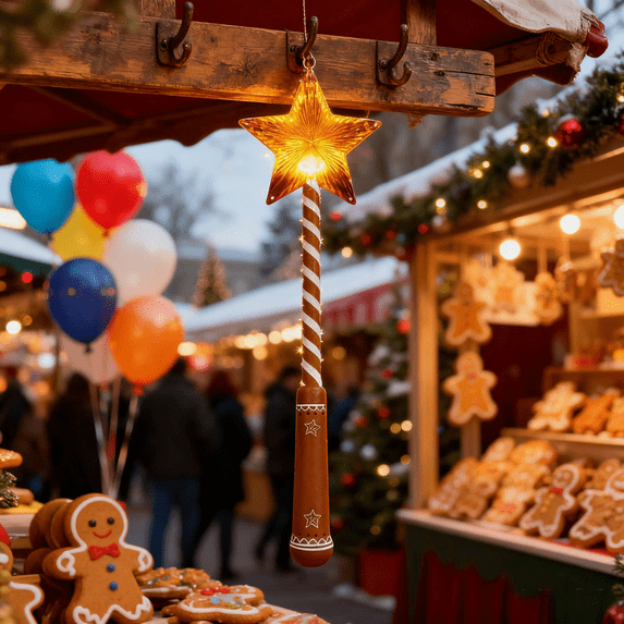 Christmas Tree Wands Led Light Remote Controller, Wireless Operation for Home Holiday Decor, Multiple Lighting Modes, by Ukhbmc