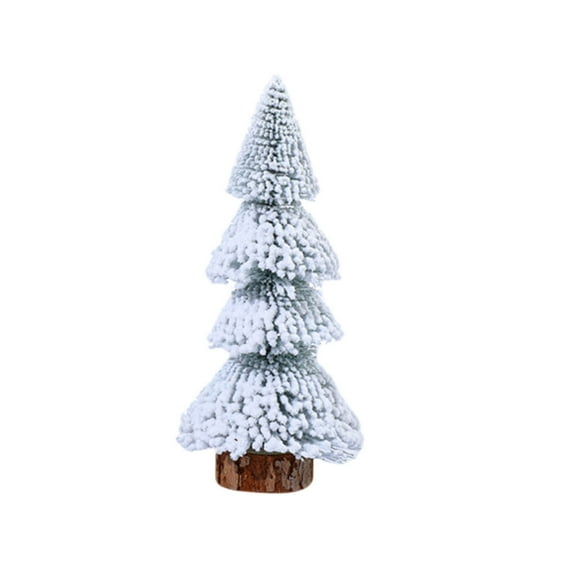 Christmas Tree, White Artificial Mini Christmas Tree Small Xmas Tree Decoration，Easy Assembly for Indoor and Outdoor White