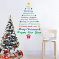 thumbnail image 1 of Christmas Tree Window Sticker Static Cling Decals , 12x5 Inch No Adhesive Removable Reusable for Showcase & Refrigerator Instant Holiday Decor for Glass & Door Hosts & Office Desks, 1 of 5
