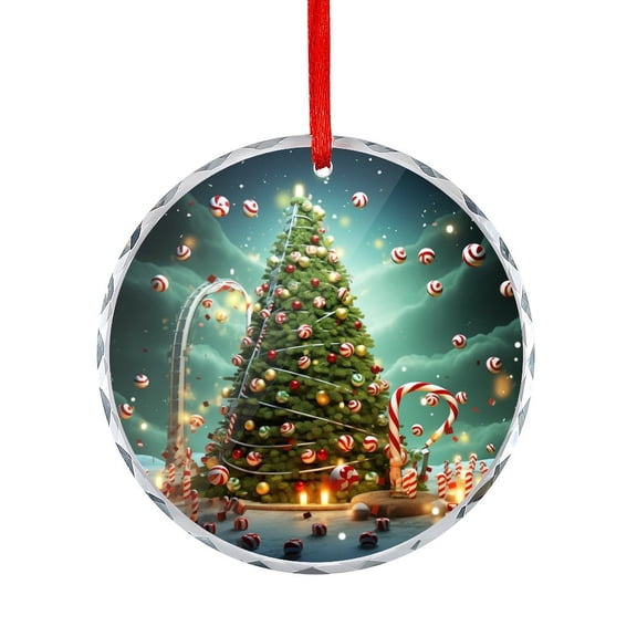 Christmas Tree With Candies Ornament Christmas Christmas Ornaments Crystal Hanging Hanging Ornaments for Holiday Decoration