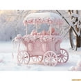 thumbnail image 1 of Christmas Tree With Gift Boxes Photography Backdrops Winter Snow rations Wood Door Fireplace Room Background Props WR-03, 1 of 5