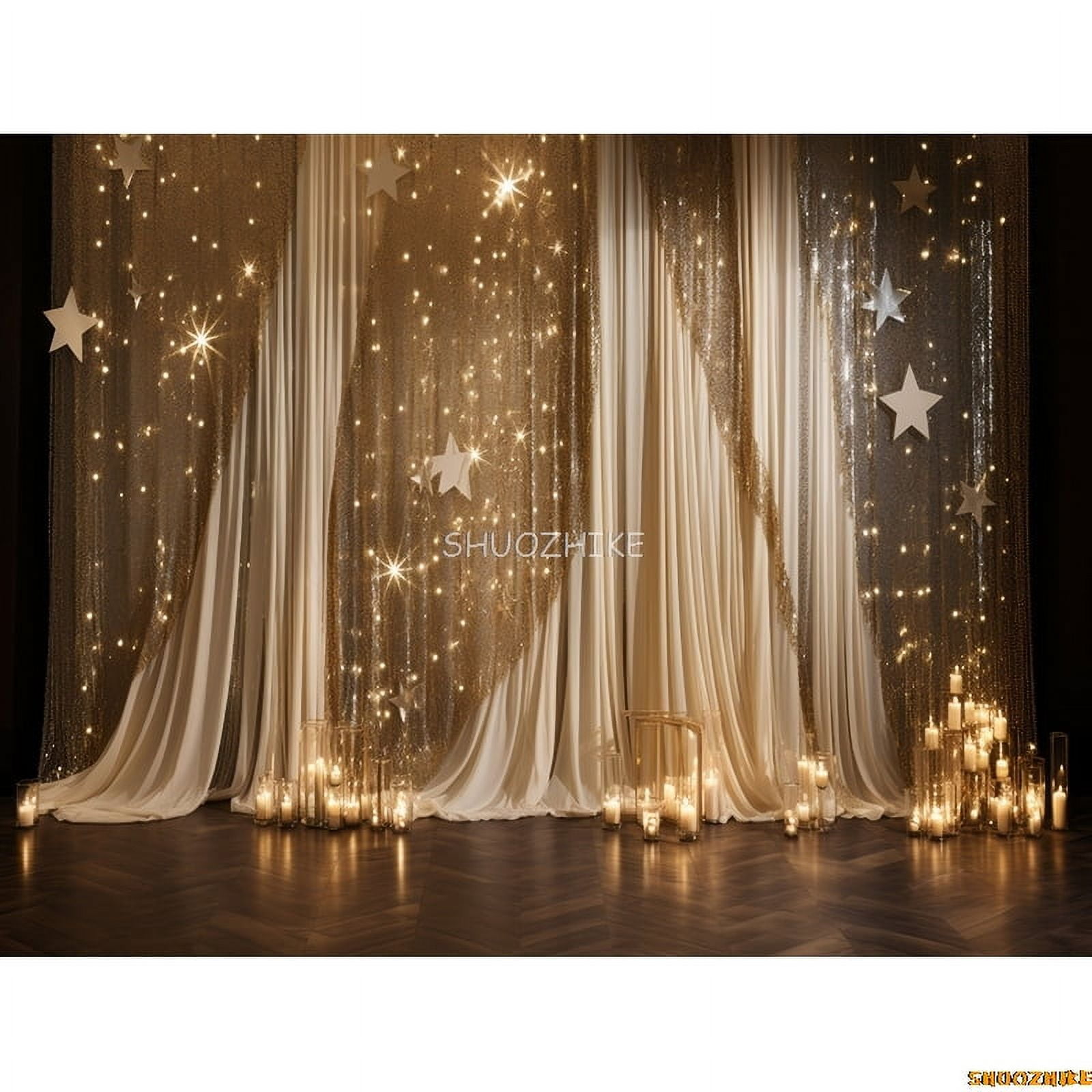 Christmas Tree With Gift Boxes Photography Backdrops Winter Snow ...