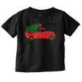 thumbnail image 1 of Christmas Tree Xmas Pick Up Truck Toddler Baby Graphic T Shirt Brisco Brands 6M, 1 of 1