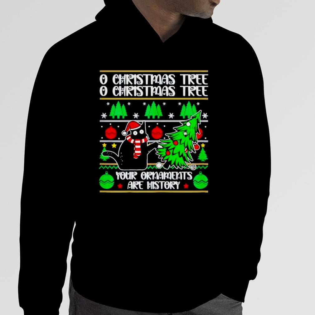 What Cat Christmas Tree Hoodie