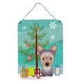 thumbnail image 1 of Caroline's Treasures BB1604DS1216 Christmas Tree and Yorkie Puppy Wall or Door Hanging Prints, 12x16, multicolor, 1 of 2