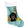 thumbnail image 1 of Christmas Tree and Smooth Black and Tan Dachshund Christmas Stocking, 1 of 2