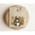 thumbnail image 1 of Christmas Tree and Snowman Sweatshirt, Christmas Crewneck, Winter Sweatshirt, 1 of 2