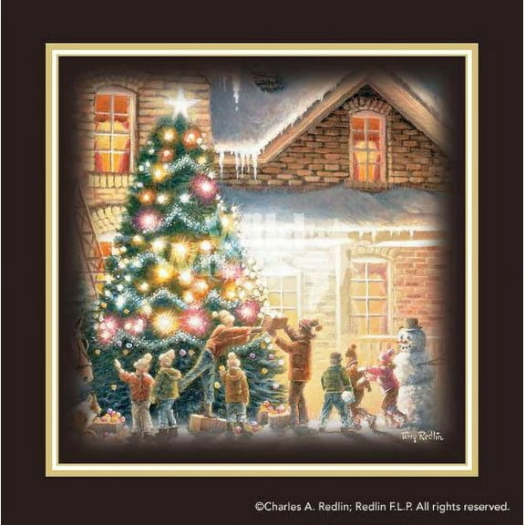 Christmas Tree by Terry Redlin Print Open Edition