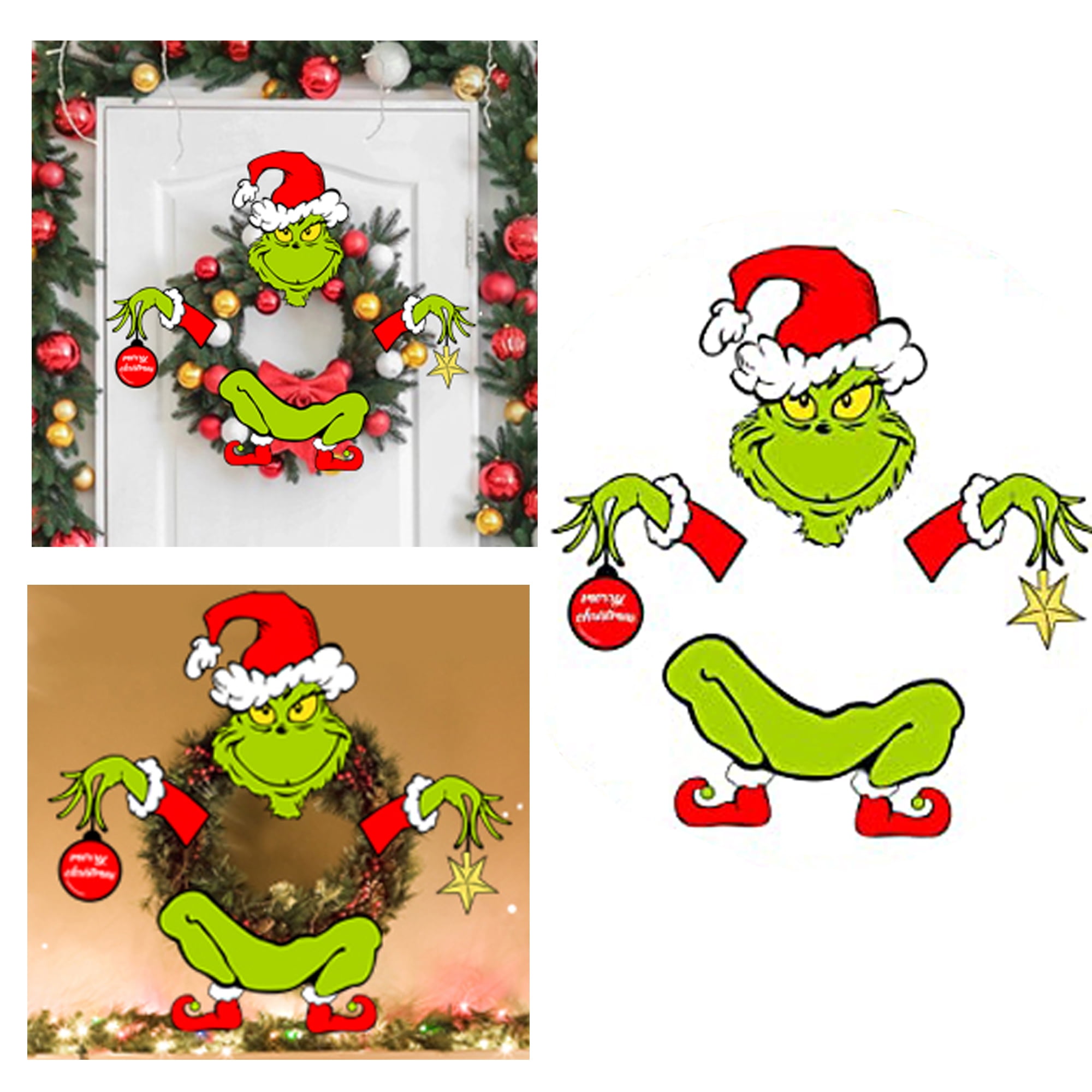 Christmas Tree decorations,Grinch Decor for Christmas Tree