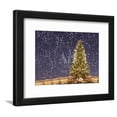 thumbnail image 1 of Christmas Tree under Snowfall, Seasons Transportation Framed Art Print Wall Art Sold by Art.Com, 1 of 6
