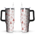 thumbnail image 1 of Christmas Trees 40oz Stainless Steel Vacuum Insulated Tumbler with Lid and Straw Gifts for Mom Friend Sister Grandma, 1 of 5