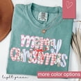 thumbnail image 1 of Christmas Trees Comfort Colors T-Shirt – Retro Holiday Tee – Minimalist Winter Forest Graphic Top, 1 of 3