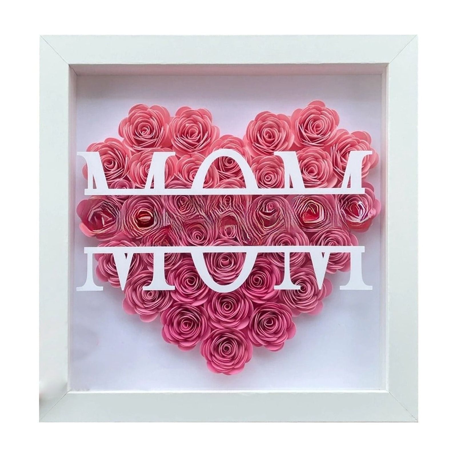 Ritten Frame Christmas Trees Decorations DIY Mother’s Day Photo Frame With Written ...