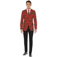 thumbnail image 1 of Christmas Trees Jacket/Tie Xl, 1 of 2