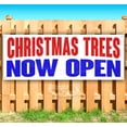 thumbnail image 1 of Christmas Trees Now Open 13 oz Vinyl Banner With Metal Grommets, 1 of 4