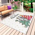 thumbnail image 1 of Christmas Trees Outdoor Rug 5x7 Ft, Non Slip Washable Area Rug, Winter Snowflakes Xmas Colorful Forests Patio Rugs Carpet Runner, Large Floor Mat for Indoor/Outdoor Deck Porch Camping, 1 of 8