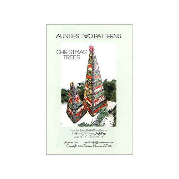 Christmas Trees Sewing Pattern by Carol McLeod from Aunties Two