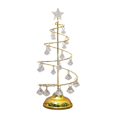 Christmas Trees on Sale Skinny Christmas Tree - Mini Small Little Tabletop Prelit Christmas Tree 11.8 Inch Decorated with Ornaments 35 Multi-Colored Lights Artificial Green Tree
