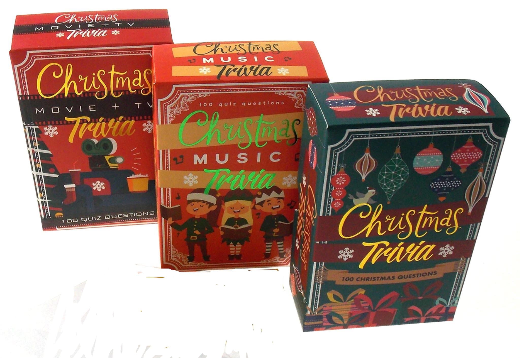 Christmas Trivia Lot 3 Movie TV Music General Holiday Family Party Friends Gift