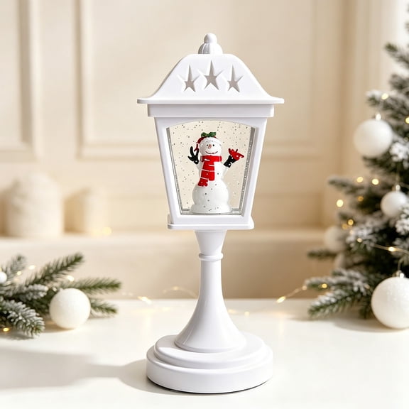 Christmas Trophy Shape LED Night Light – Glowing Tabletop Lamp, Festive Home Decoration for Holiday Party