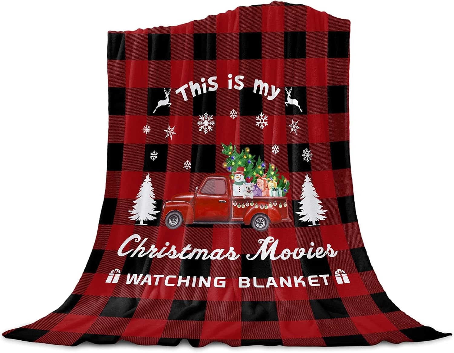 Christmas Truck Blanket Super Soft Flannel Fleece This is My Christmas