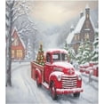 thumbnail image 1 of Christmas Truck Dishwasher Magnet Covers for The Front Magnetic Dishwasher Decorative Cover Home Cabinet Decals 23" x 26" Refrigerator Door Decor, 1 of 6