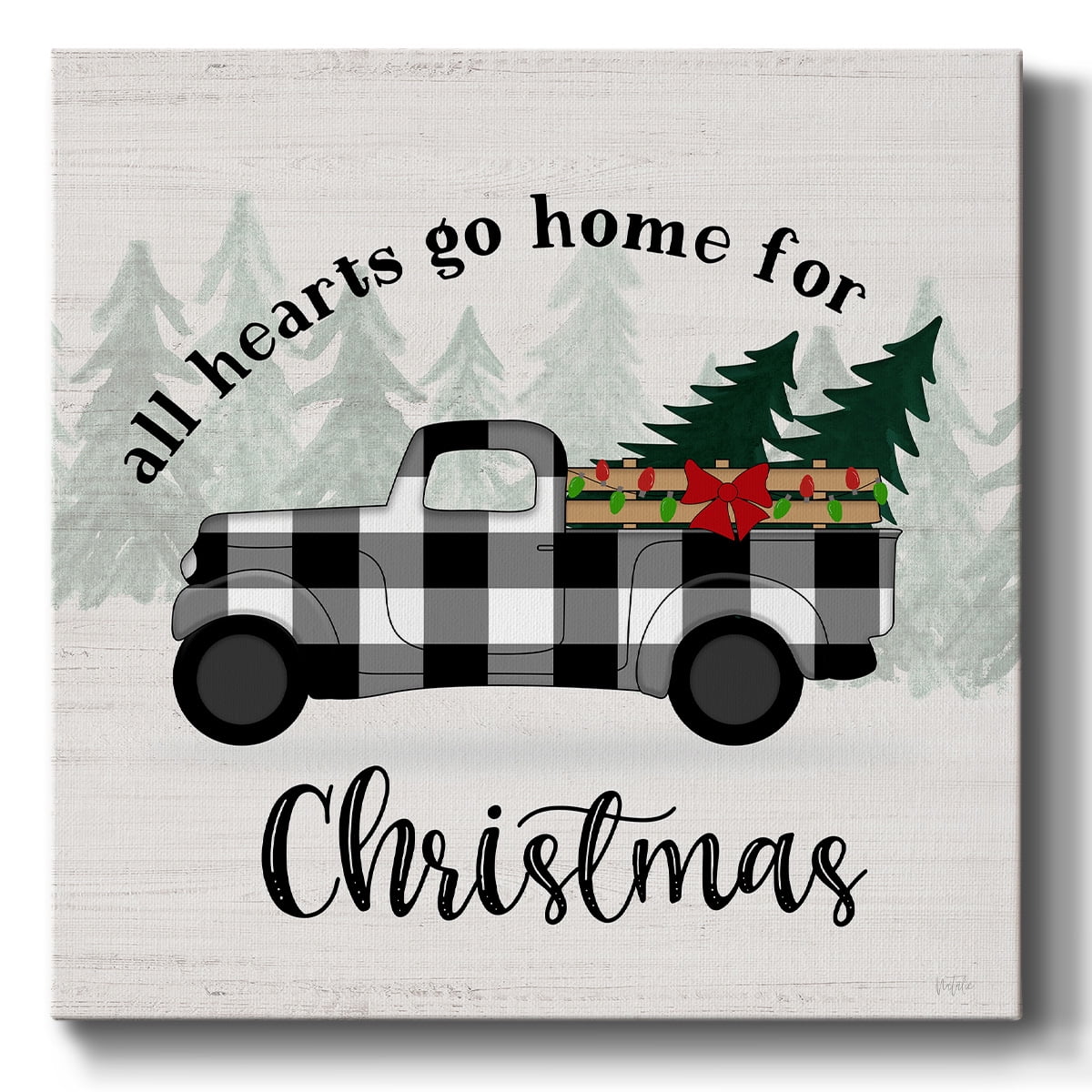 Christmas Truck II- Gallery Wrapped Canvas