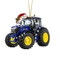 thumbnail image 1 of Christmas Truck Ornaments Set – Flat Plastic Car Pendants for Tree, Wreath, Window or Gift Wrap Holiday Decorations, 1 of 5