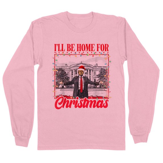 Christmas Trump 2024 Long Sleeve Shirt Unisex X-Large Pink