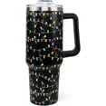 thumbnail image 1 of Christmas Tumbler 40oz Black Xmas Tumbler Cup with Lid and Straw Stainless Steel Insulated Coffee Mug Christmas Gifts for Women Men, 1 of 6