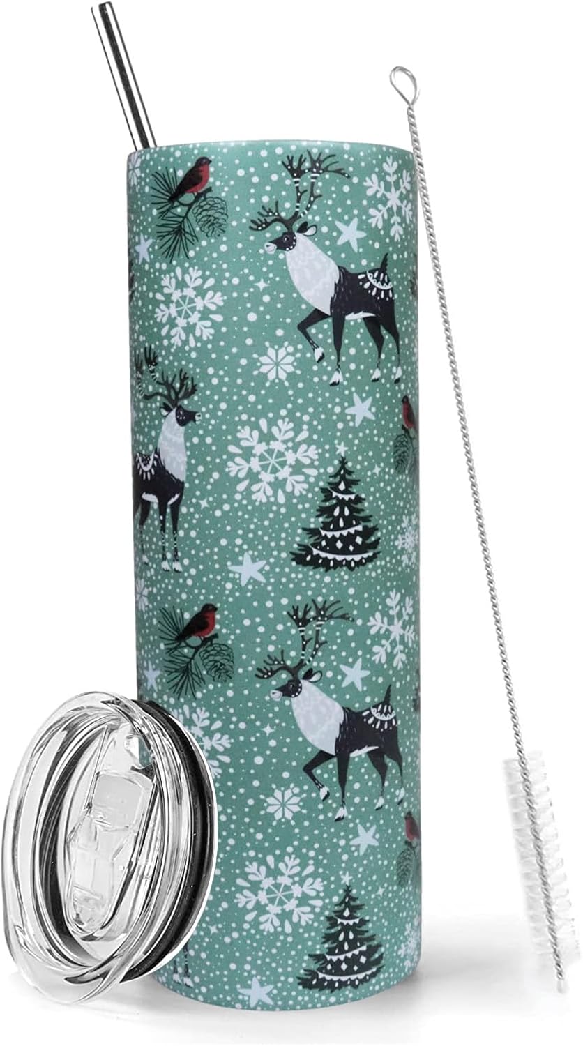 Christmas Tumbler Christmas Gifts for Women 20oz Christmas Tumbler With