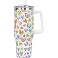 thumbnail image 1 of Christmas Tumbler with Handle and Straw Lid 40 oz,Cute Christmas Gifts for Women Xmas Lights Snowflakes Vacuum Insulated Leak Proof Tumbler,Winter Holiday Accessories Stainless Steel Coffee Cup Mug, 1 of 6